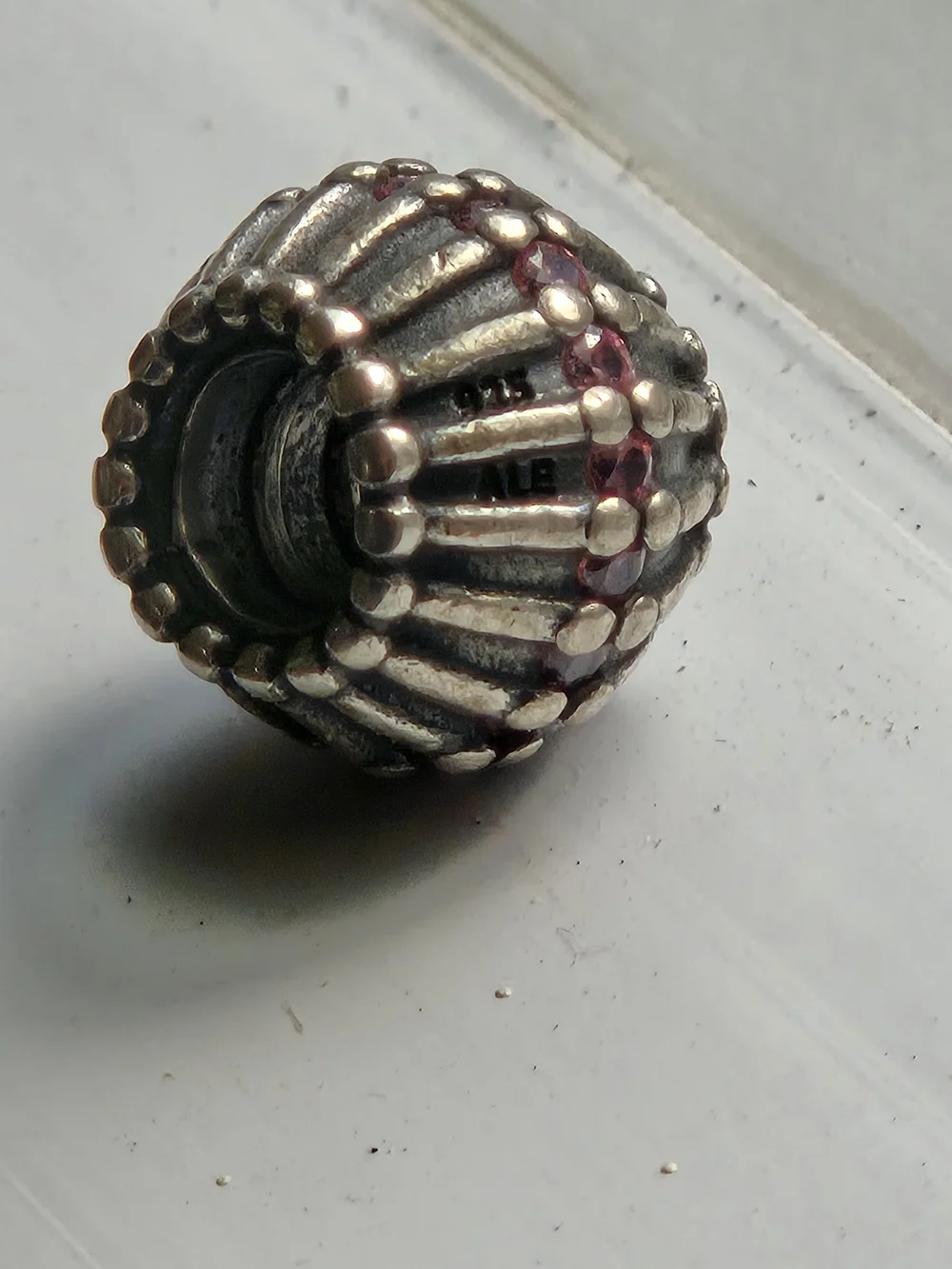 Pandora Pink Cubic Circonias Retired Charm